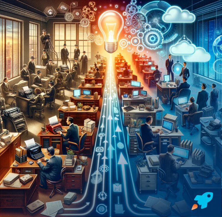 A era digital: Como as empresas estão se adaptando à transformação tecnológica - Empreende Aqui Blog
