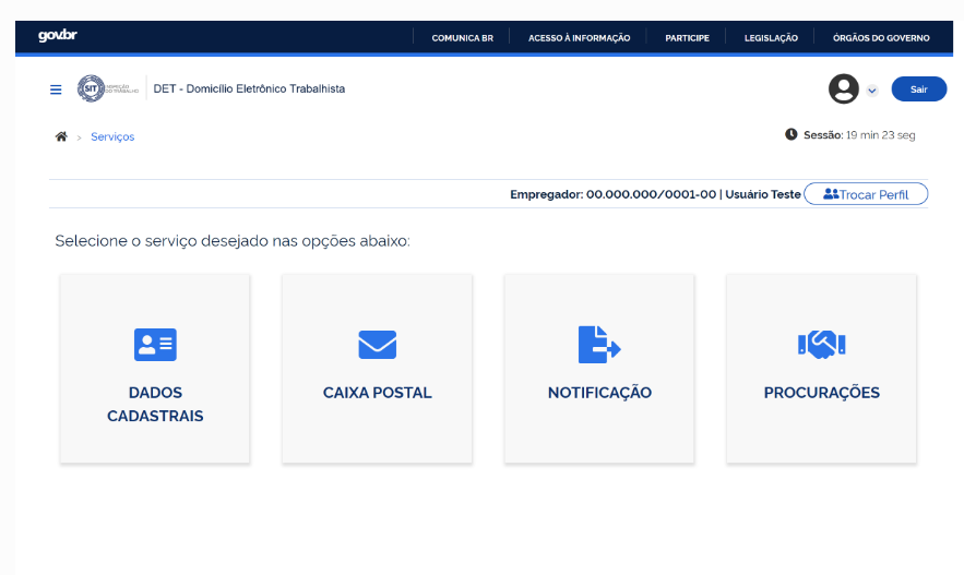 Explore a nova obrigação do governo, DET - Domicílio Eletrônico Trabalhista. Veja o passo a passo, para realizar seu primeiro acesso - Empreende Aqui Blog